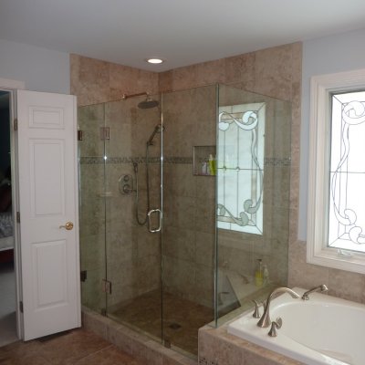 Custom shower remodel 26